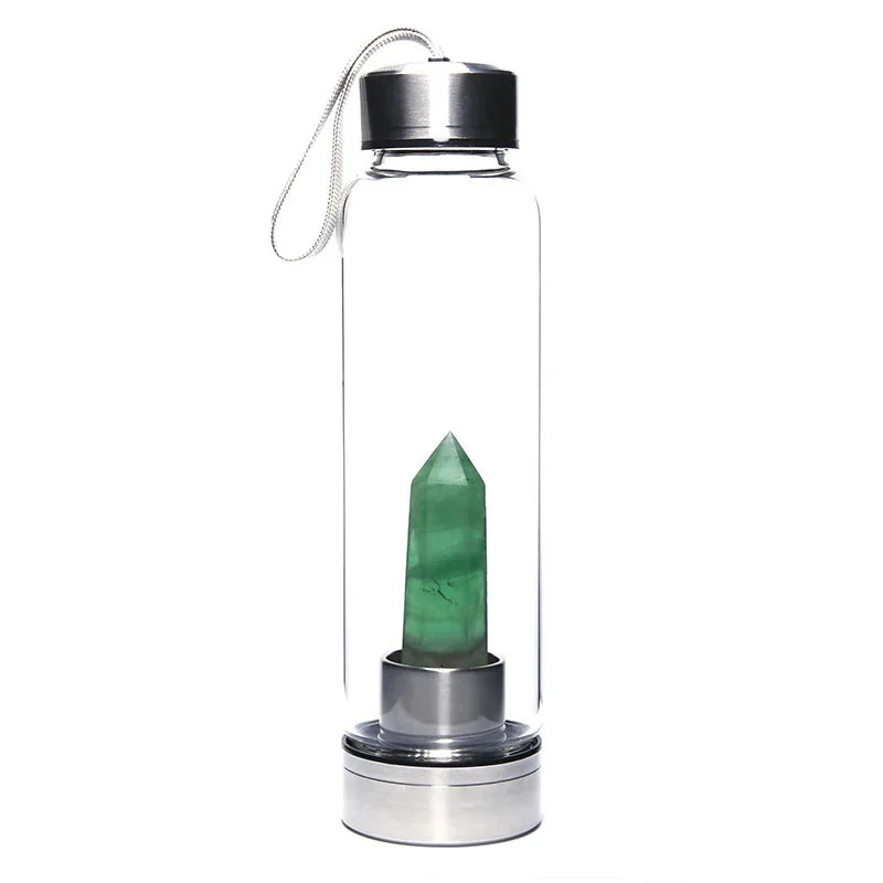 Crystal Glass Water Bottle