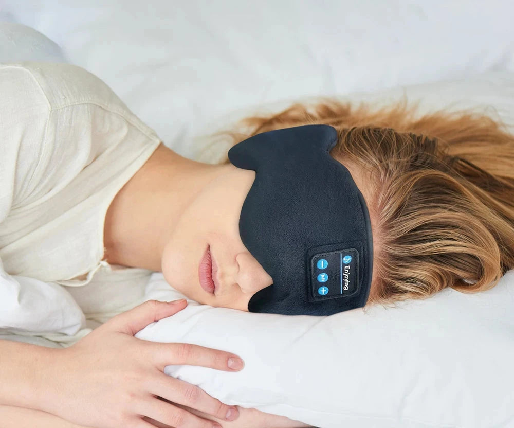Sleeping Mask With Bluetooth Headphones