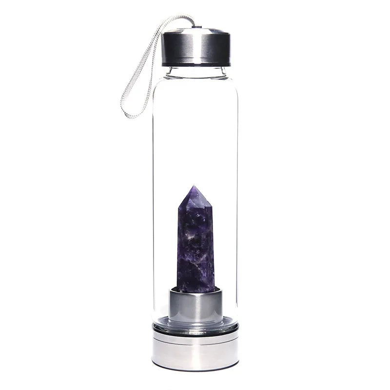 Crystal Glass Water Bottle